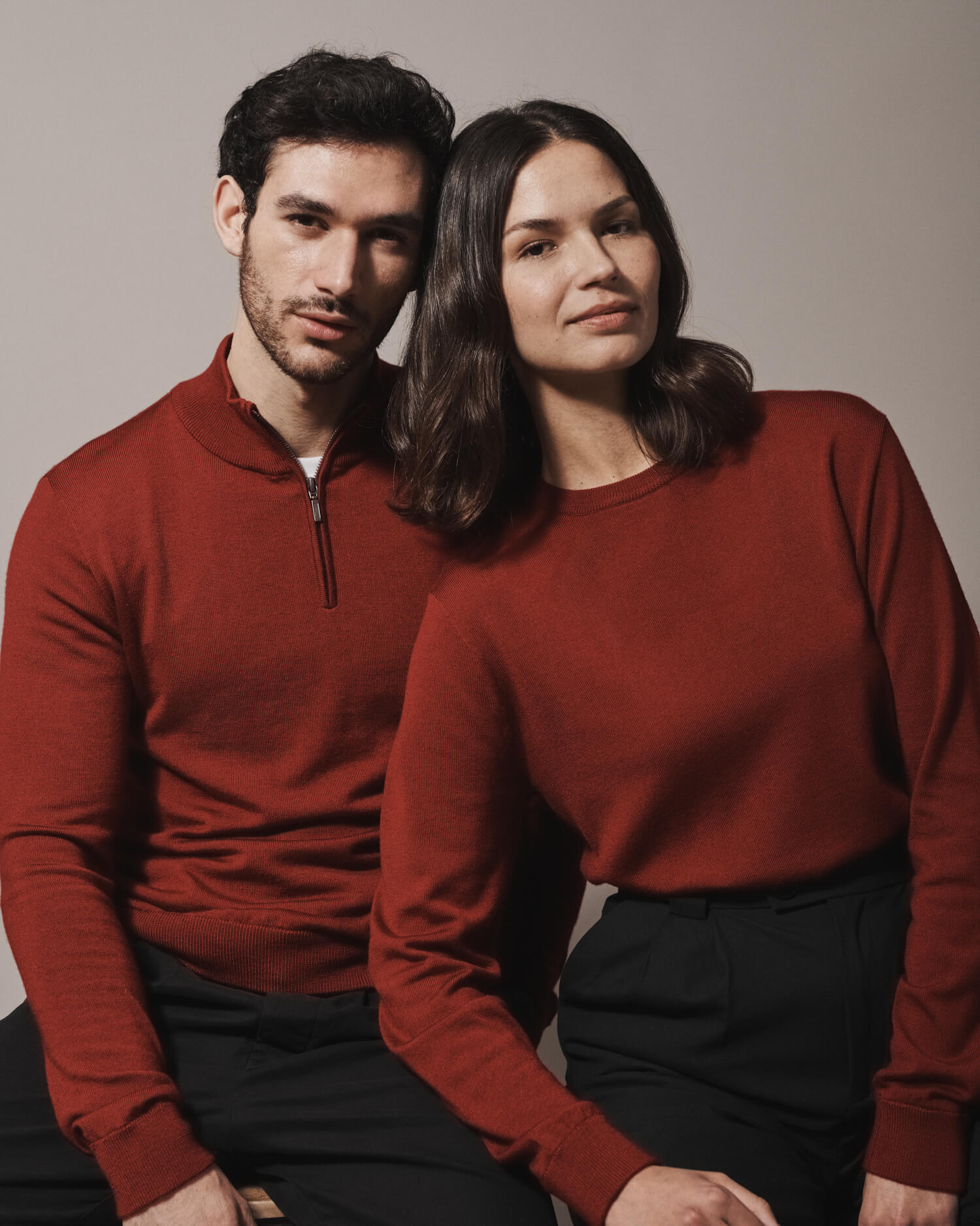 Our merino wool 1/4 zip jumper and crew neck knit jumper for men and women are made from a lightweight fabric and reactive natural fibre. Ideal for layering under our waterproof outdoor robes for spectating touchdown sports or simply keeping warm on a chilly evening at a friends BBQ. 