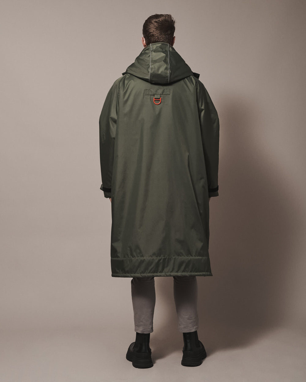 All of our robes are intentionally oversized—bigger than usual size—so that you can wrap up warm and have room for any extra layers to adapt to the ever changing weather. You can find the right fit for your robe in our size guide.