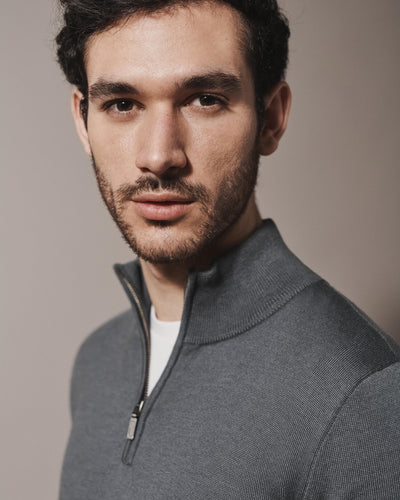Our merino wool 1/4 zip jumpers for men and women are made from a lightweight fabric and reactive natural fibre. Ideal for layering under our waterproof outdoor robes for spectating touchdown sports or simply keeping warm on a chilly evening at a friends BBQ. Featuring our signature branding on the neck in a red stitch.