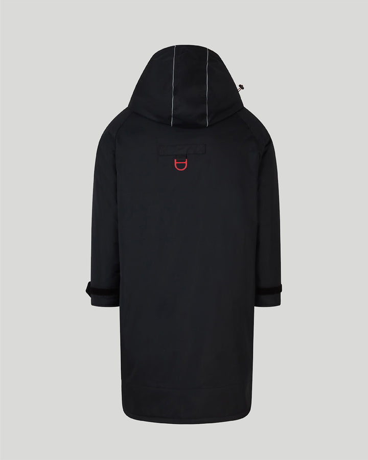 All of our robes are intentionally oversized—bigger than usual size—so that you can wrap up warm and have room for any extra layers to adapt to the ever changing weather. You can find the right fit for your robe in our size guide.
